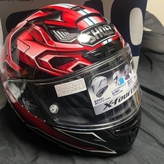 ショウエイ　フルフェイスヘルメット レッド　x-fourteen
の画像