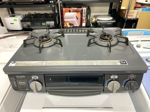 配送可能　保証付き 2018年製 KGM563DGL ガスコンロ [2口 /左強火 /プロパンガス]