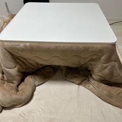 こたつ、こたつ布団付きの画像