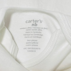 [新品未使用]Carter’s ボディスーツ4枚セット 50の画像