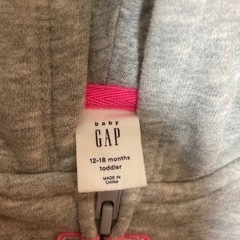 GAPbaby パーカー ジップ フード付き ロゴパーカーの画像