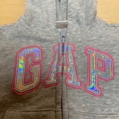 GAPbaby パーカー ジップ フード付き ロゴパーカーの画像