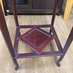 盆栽台 香炉台 置物台 飾り台唐木花台 ヴィンテージ 古家具　スツールの画像