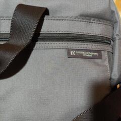 コシノヒロコ　肩掛け付きボストンバッグ茶色の画像