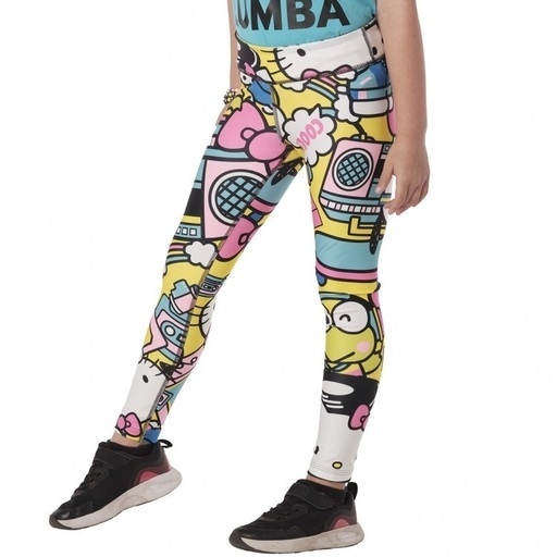 新品☆ZUMBA Sサイズ(120相応) Zumba X Hello Kitty \u0026 Friends ZW Juniors Leggings レギンス