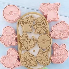 ポケモン型クッキー抜き型6個セット