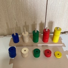 知育玩具　ブロック　数遊びの画像