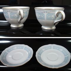 Noritake　ノリタケ★カップ&ソーサー★レースウッドゴールド★外箱付★未使用品の画像