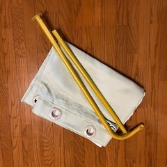 試着室　フィッティングルーム　簡易更衣室 L字型プライバシーパーテーションの画像