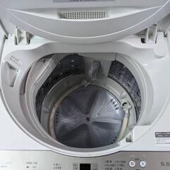 配送無料 有名メーカー洗濯機!!5.5kgの画像