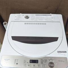 配送無料 有名メーカー大きめ洗濯機!!6kgの画像