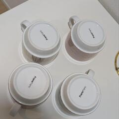 Francfranc／フランフランマグカップ4個セットタワーマグコップ陶器の画像