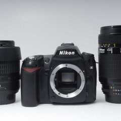 ❄️望遠レンズ★簡単操作★Nikon D90★一眼レフカメラ★ダブルレンズの画像