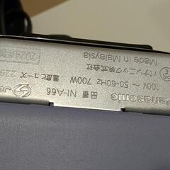 Panasonic衣類アイロンドライアイロン軽量NI-A66-K新品未使用　の画像