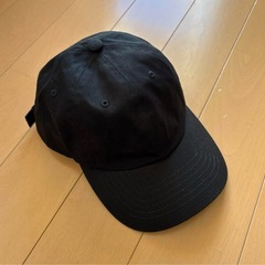 未使用 ブラック キャップ 無地 シンプル