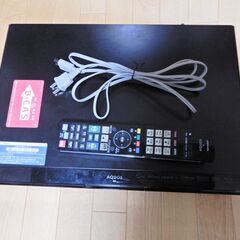 ★SHARP BD-HDS63 HDD/ブルーレイレコーダー 2番組同時録画OK地デジ/BS/CS対応 リモコン電池蓋なしの画像