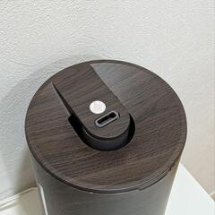 plus more (プラスモア) 上部給水式超音波 アロマ加湿器 wood MO-HF020BROWN茶色の画像
