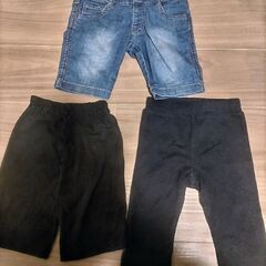 ②ベビー　赤ちゃん　子ども服　子供服　半ズボン　ラグマート　ファミリア　familia　コムサデモード　100の画像