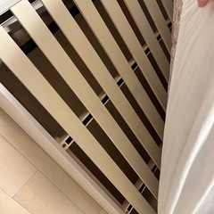 【無料】ニトリ　ダブルベッド（マットレス付き）の画像