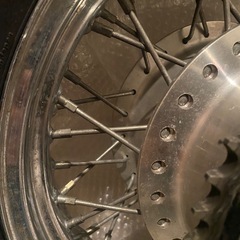 スティード400 リアホイール＋タイヤの画像