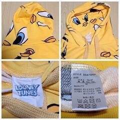 LOONEY TUNES キャラクター パーカー フード付トレーナー Mの画像