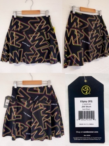 Zumba - 新品☆ZUMBA XSサイズ ZW Skort スコート ボールドブラック Zumba Runway Crossover Waistband Skort – Zumba Wear | STRONG iD