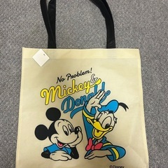 ディズニー　ドナルド　ミッキーフレンズ不織布トートバッグ