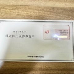 JR 九州 鉄道 株主優待券 1日乗車券 期限 2025年6月30日の画像