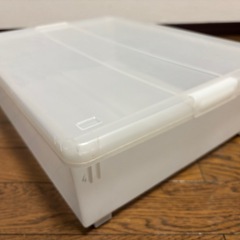 【取引終了】書籍収納ボックス クリア