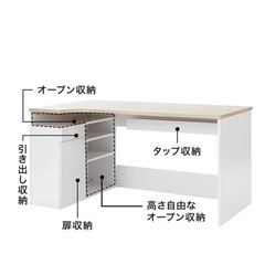 LAWYA デスク　ワークデスク　パソコンデスク の画像
