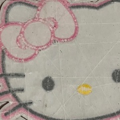 キティちゃん　アイロンの画像