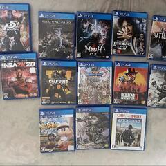 ps4 pro本体&ソフトまとめ売りの画像