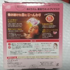 【300円】めぐリズム 蒸気でホットアイマスク5枚入の画像