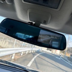 【新品未使用！！】ドライブレコーダー ルームミラー型前後カメラ　...