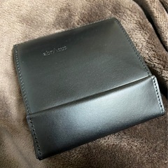 abrAsus 薄い財布 ブッテーロレザー ブラック