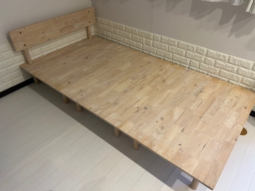 木製シングルベッド