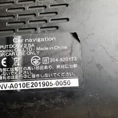 （難あり）ワンセグTV対応ポータブルナビ NV-A010Eの画像
