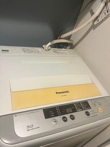 Panasonic 5L 洗濯機【3/20引き取りに来れる方】