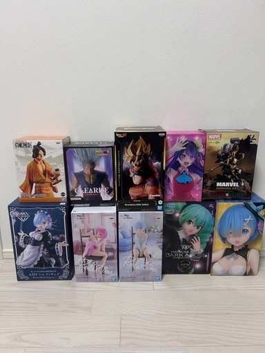 新品未開封 プライズ フィギュア 10個 まとめ売り