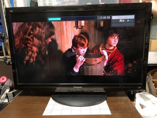 ブルーレイドライブ＋録画用HDD内蔵一体型　37インチ倍速フルハイビジョン液晶搭載　Panasonic VIERA TH-L37R2B・2番組同時録画＋持出専用ワンセグ録画対応・2011年製造・中古美品