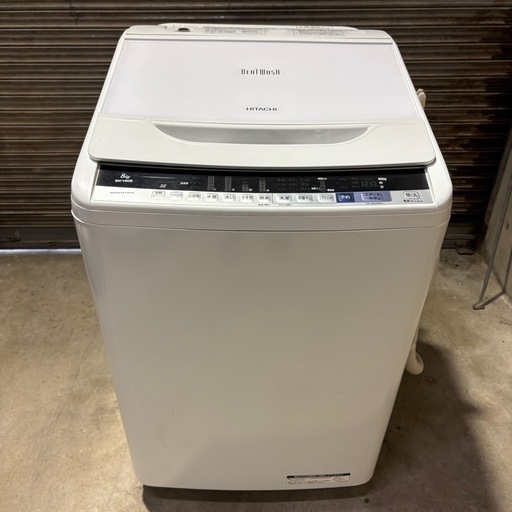 冷凍冷蔵庫 AQR-U18F 日立全自動電気洗濯機 BW-V80B