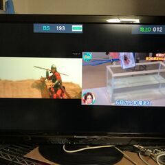 ブルーレイドライブ＋録画用HDD内蔵一体型　37インチ倍速フルハイビジョン液晶搭載　Panasonic VIERA TH-L37R2B・2番組同時録画＋持出専用ワンセグ録画対応・2011年製造・中古美品の画像