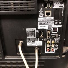 ブルーレイドライブ＋録画用HDD内蔵一体型　37インチ倍速フルハイビジョン液晶搭載　Panasonic VIERA TH-L37R2B・2番組同時録画＋持出専用ワンセグ録画対応・2011年製造・中古美品の画像