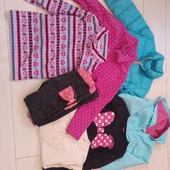 ①130cm～女の子　冬服　まとめて7点　中古