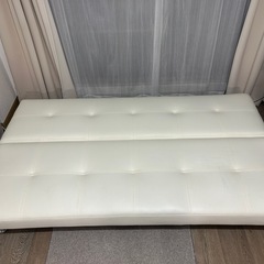 【受け渡し者決定】3人掛け ソファベッドの画像