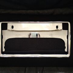 ナンバープレートTOYOTA純正フレーム前後セットの画像