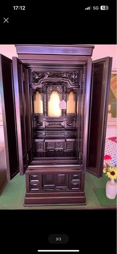新品 
仏壇　黒檀(新品)