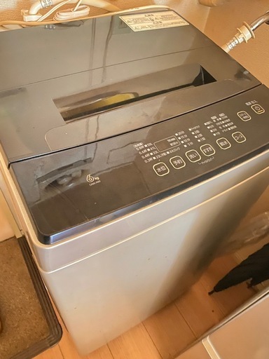 洗濯機【引き取りに来れる方】6.0kg 2021年