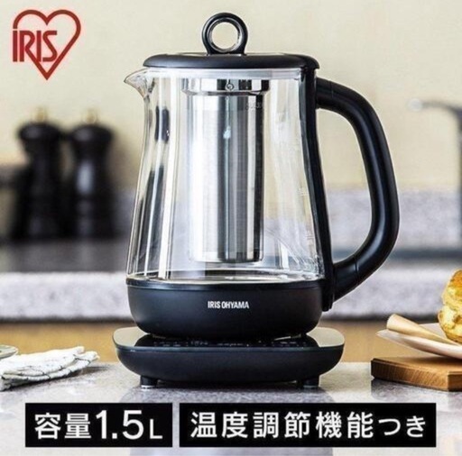 3/20まで　電気ケトル アイリスオーヤマ