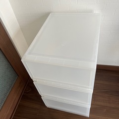 (受付終了)取りに来てくださる方限定 3個 押入れ収納ケースの画像